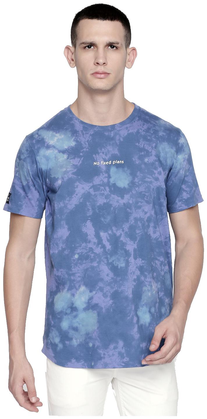 

Cult Fiction Men Blue Regular fit Cotton Round neck T-Shirt - Pack Of 1