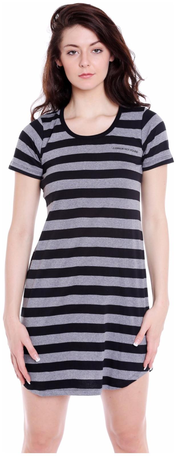 

Cult Fiction Black Grey Colorblocked Sheath dress