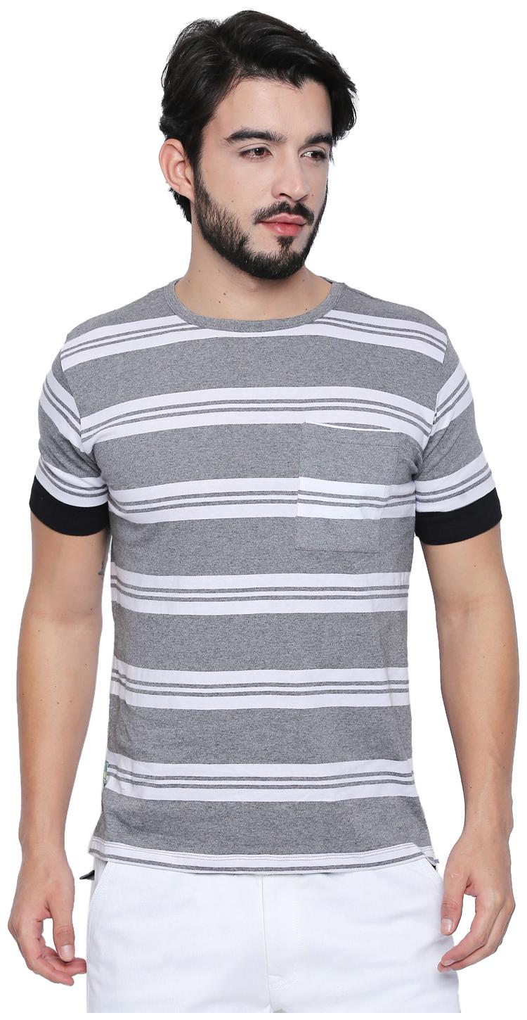 

Cult Fiction Men Grey Regular fit Cotton Blend Round neck T-Shirt - Pack Of 1