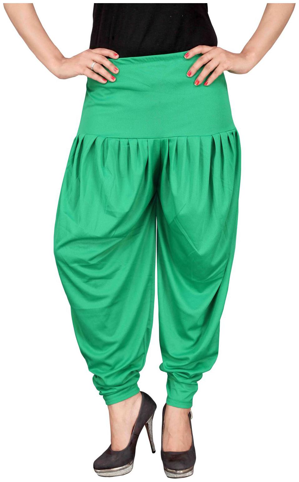 

Culture the Dignity Lycra Churidar - Green