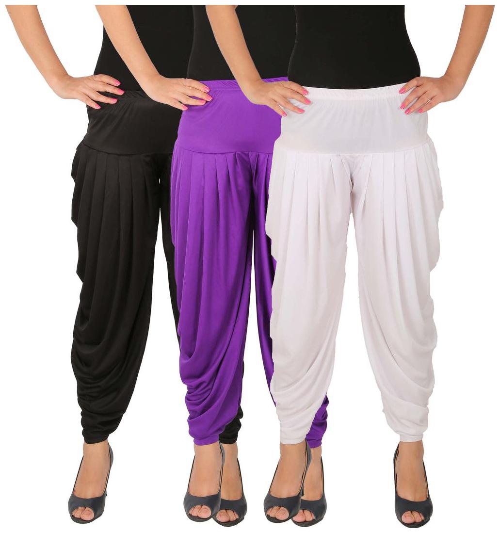 

Culture the Dignity Lycra Salwar - Black