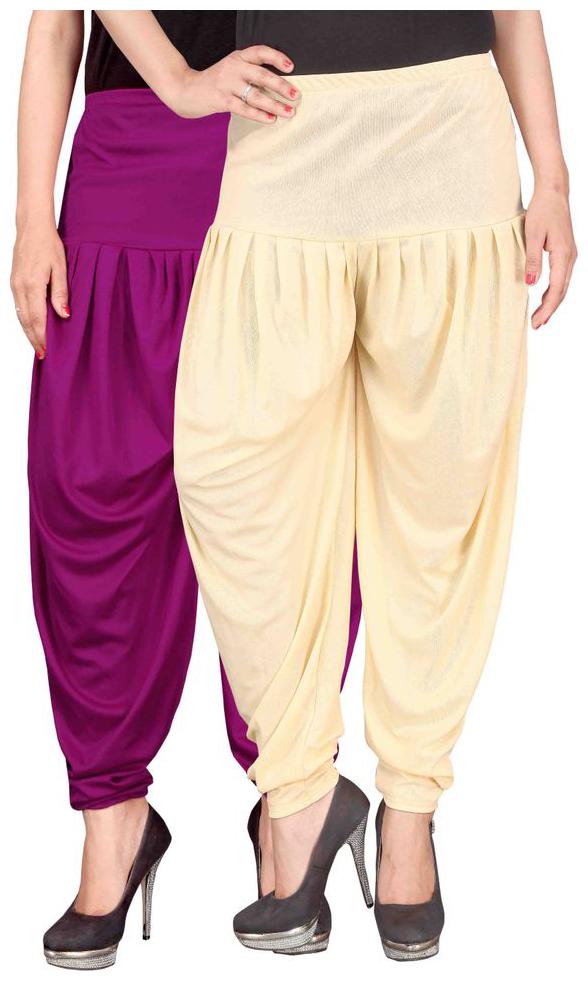 

Culture the Dignity Lycra Churidar - Beige