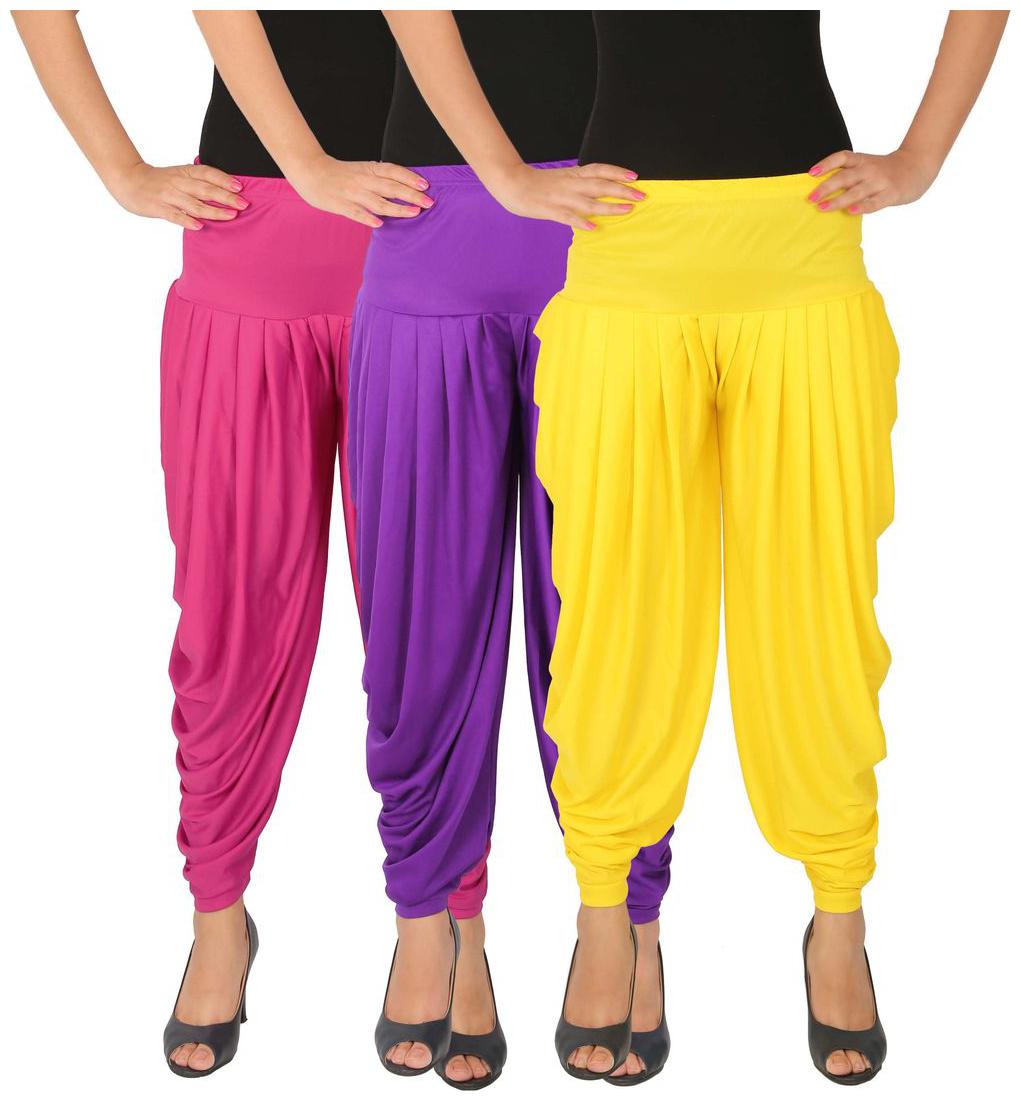 

Culture the Dignity Lycra Salwar - Yellow