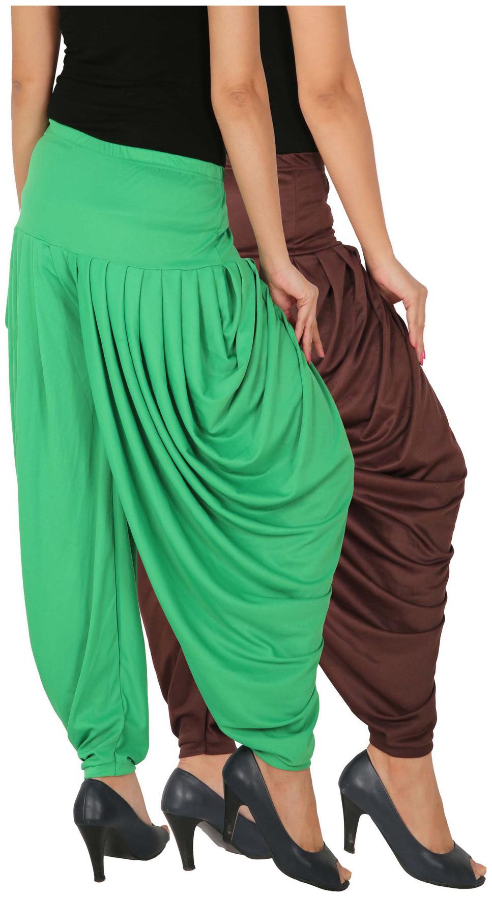 

Culture the Dignity Lycra Salwar - Brown