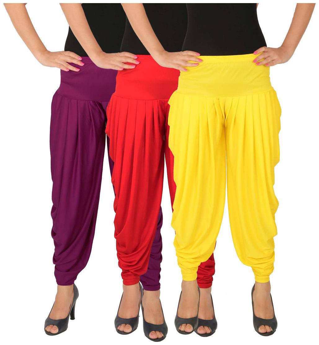 

Culture the Dignity Lycra Salwar - Red