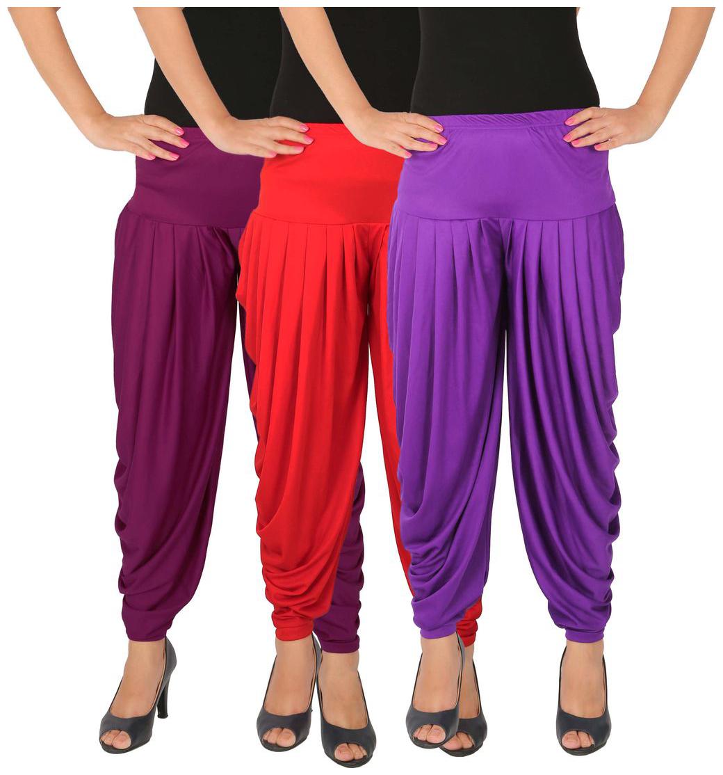 

Culture the Dignity Lycra Salwar - Red
