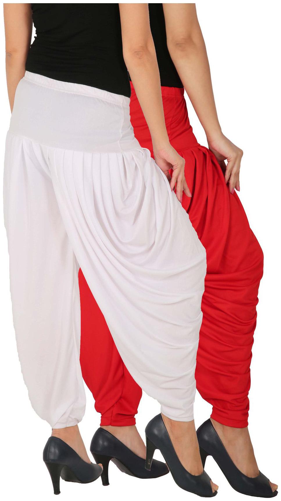 

Culture the Dignity Lycra Salwar - Red