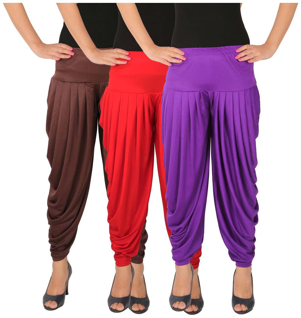 

Culture the Dignity Lycra Salwar - Brown