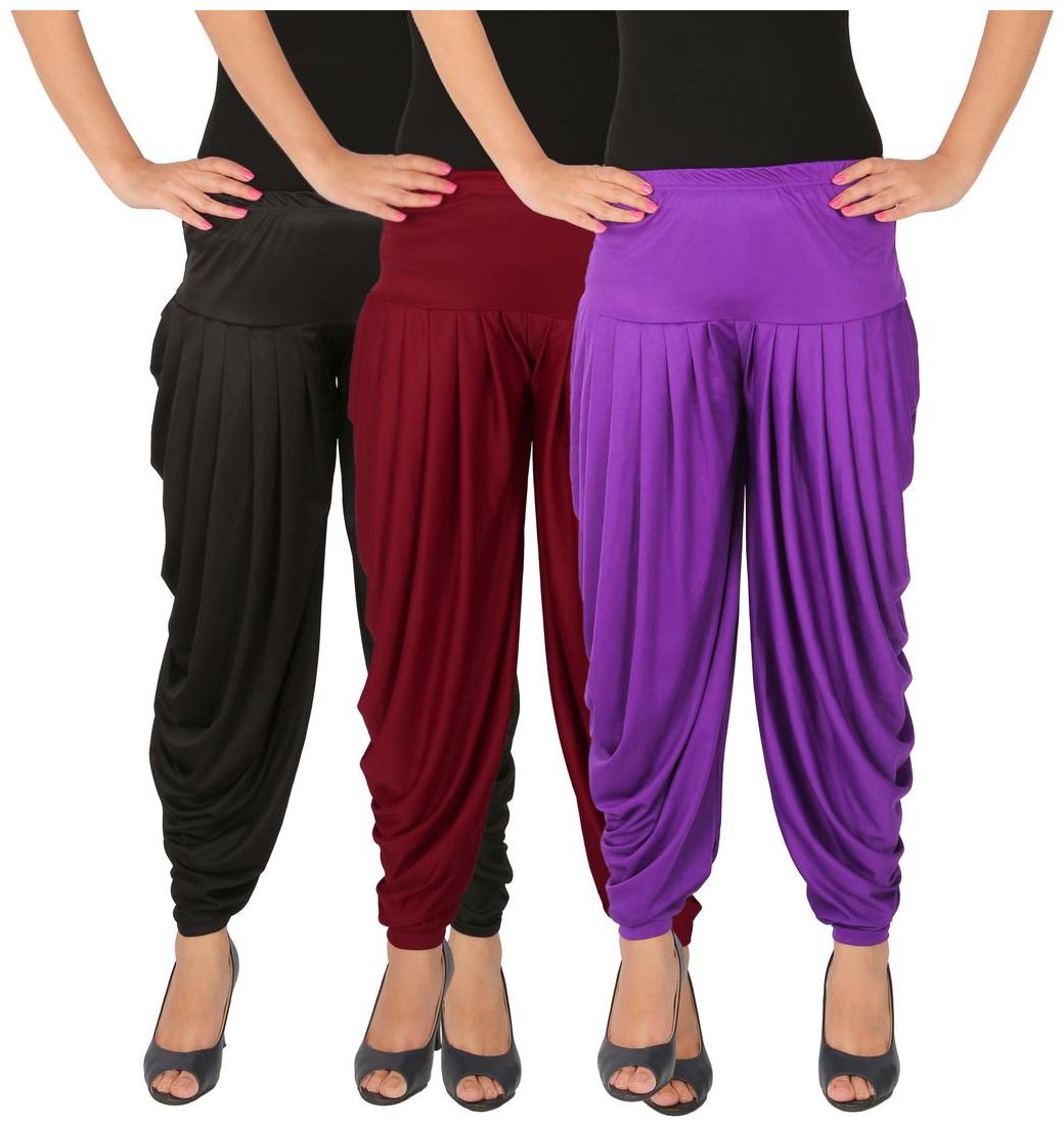 

Culture the Dignity Lycra Salwar - Black