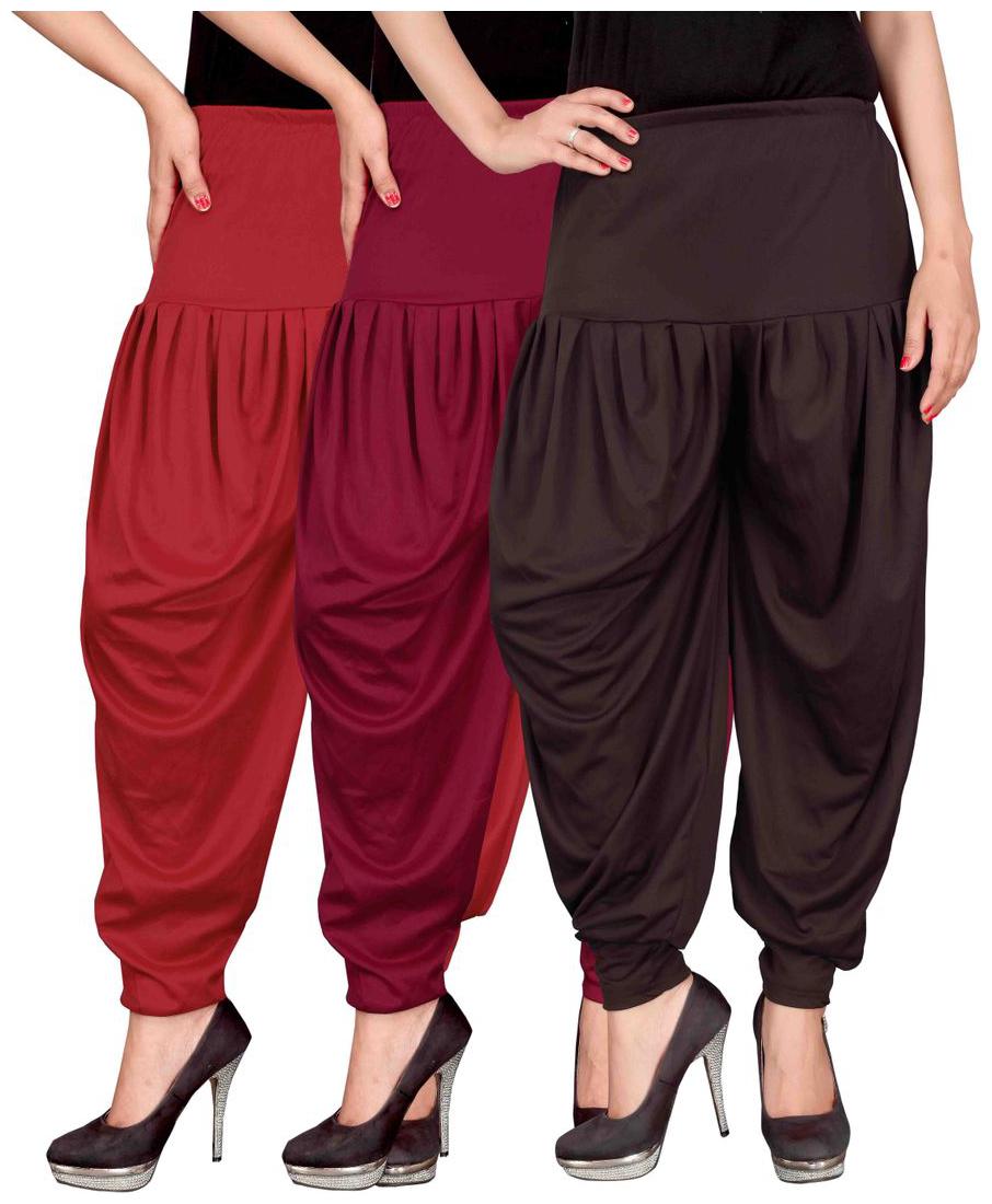 

Culture the Dignity Lycra Churidar - Pink