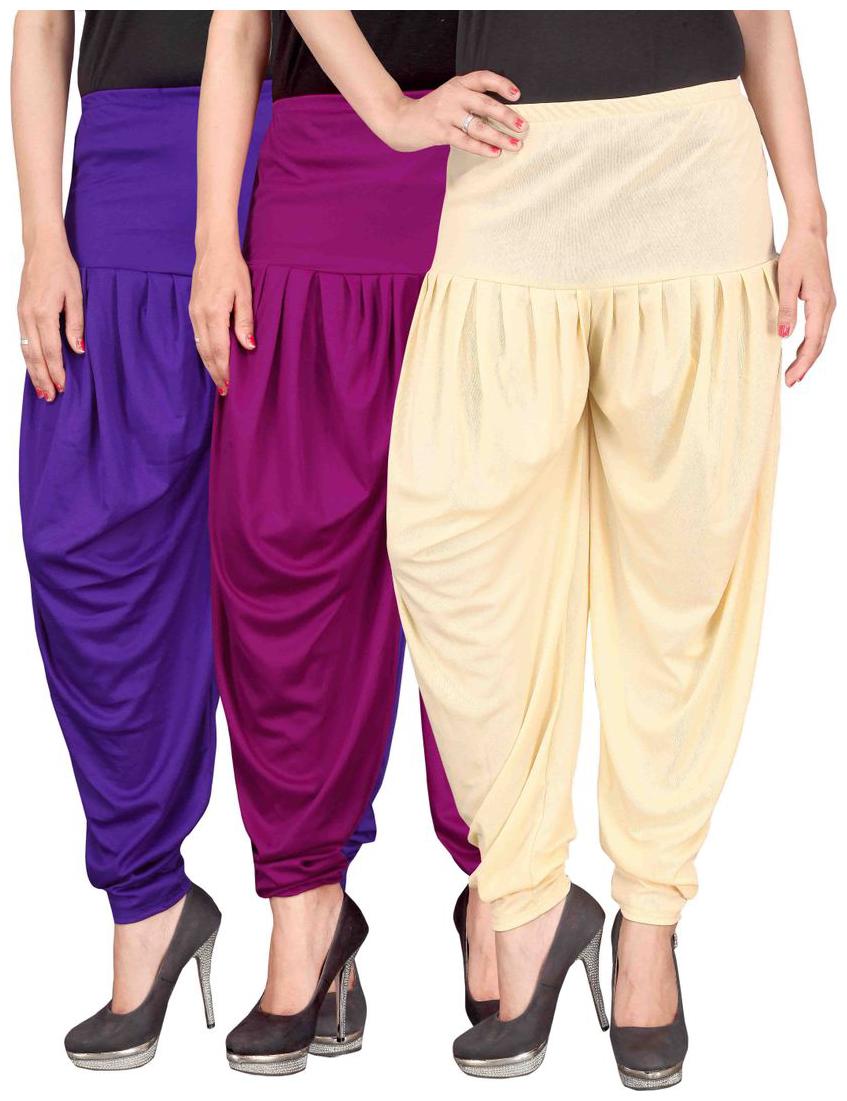 

Culture the Dignity Lycra Churidar - Pink