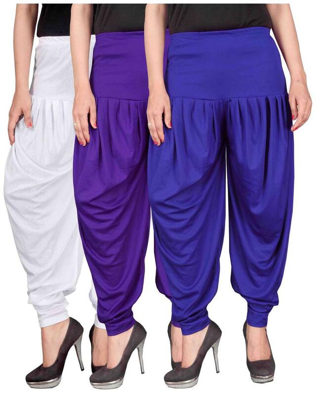 Culture the Dignity Lycra Churidar - Blue