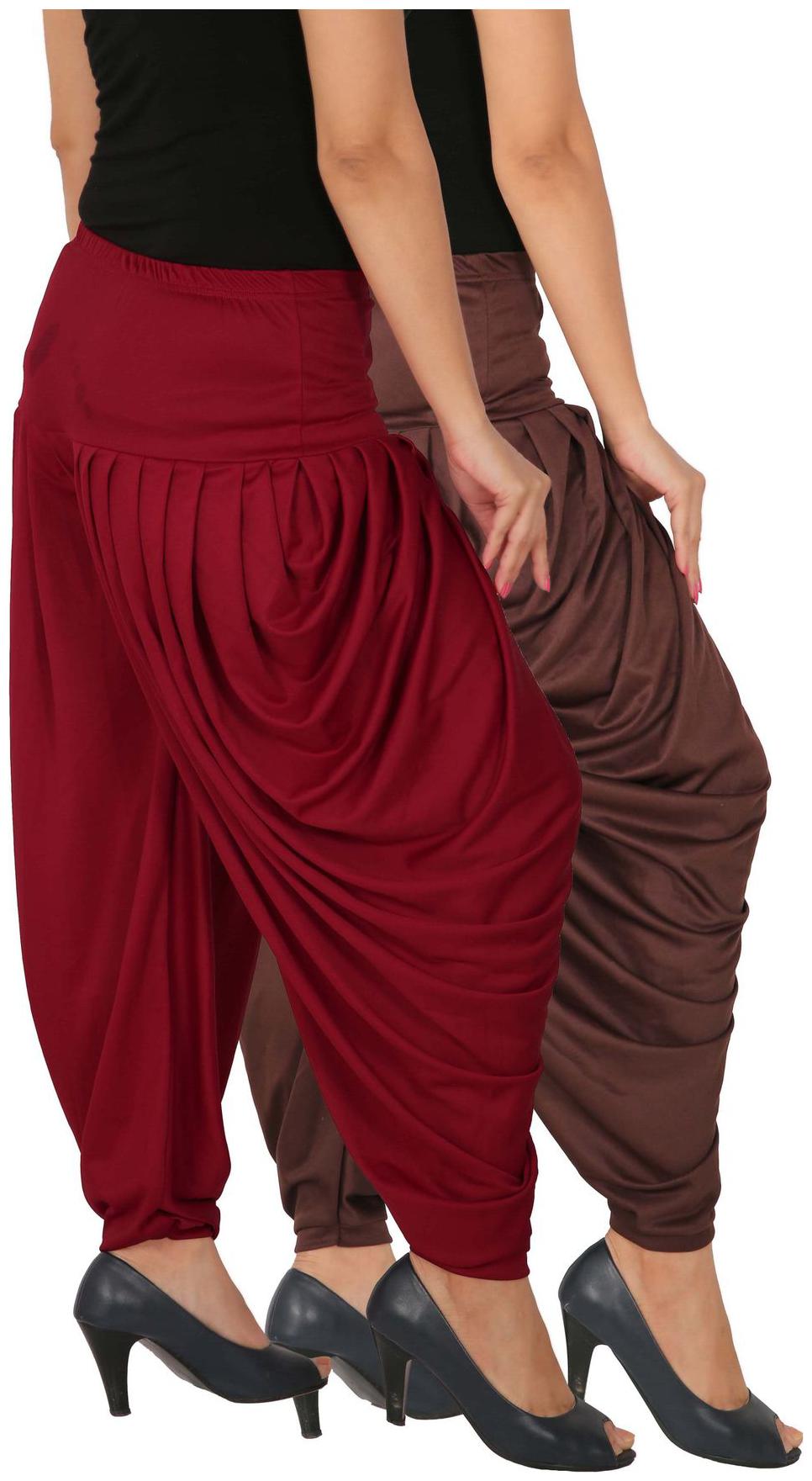 

Culture the Dignity Lycra Salwar - Red
