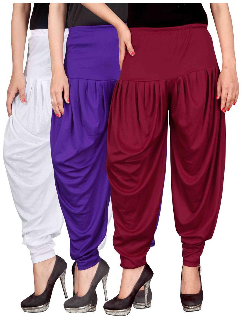 

Culture the Dignity Lycra Churidar - Pink