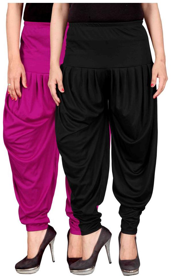 

Culture the Dignity Lycra Churidar - Pink