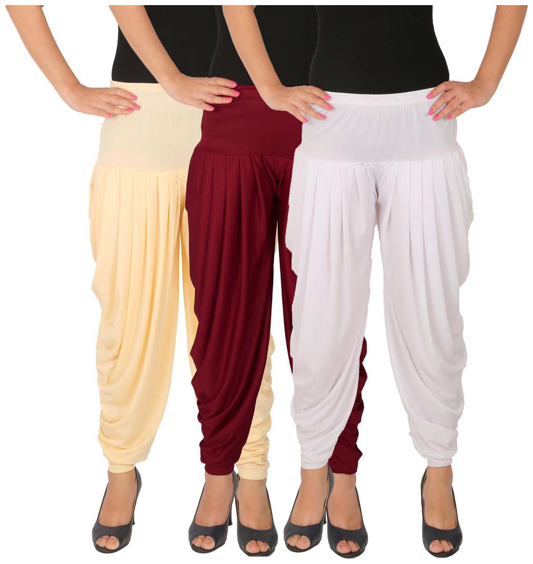 

Culture the Dignity Lycra Salwar - Cream
