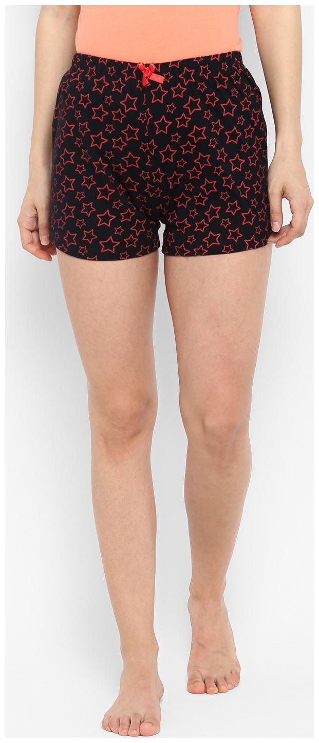 

Curare Women Printed Sport shorts - Black