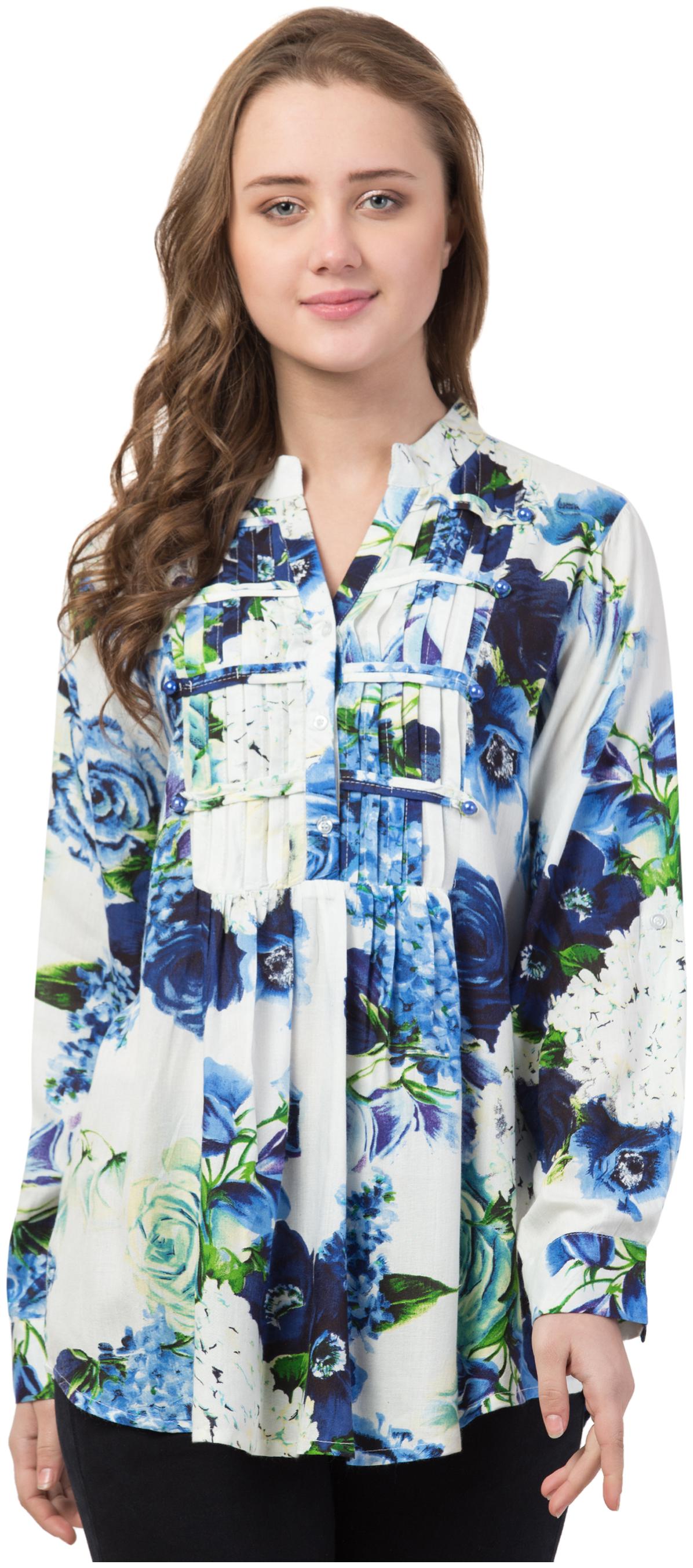 

Cwtch Women Floral Regular tunic - White