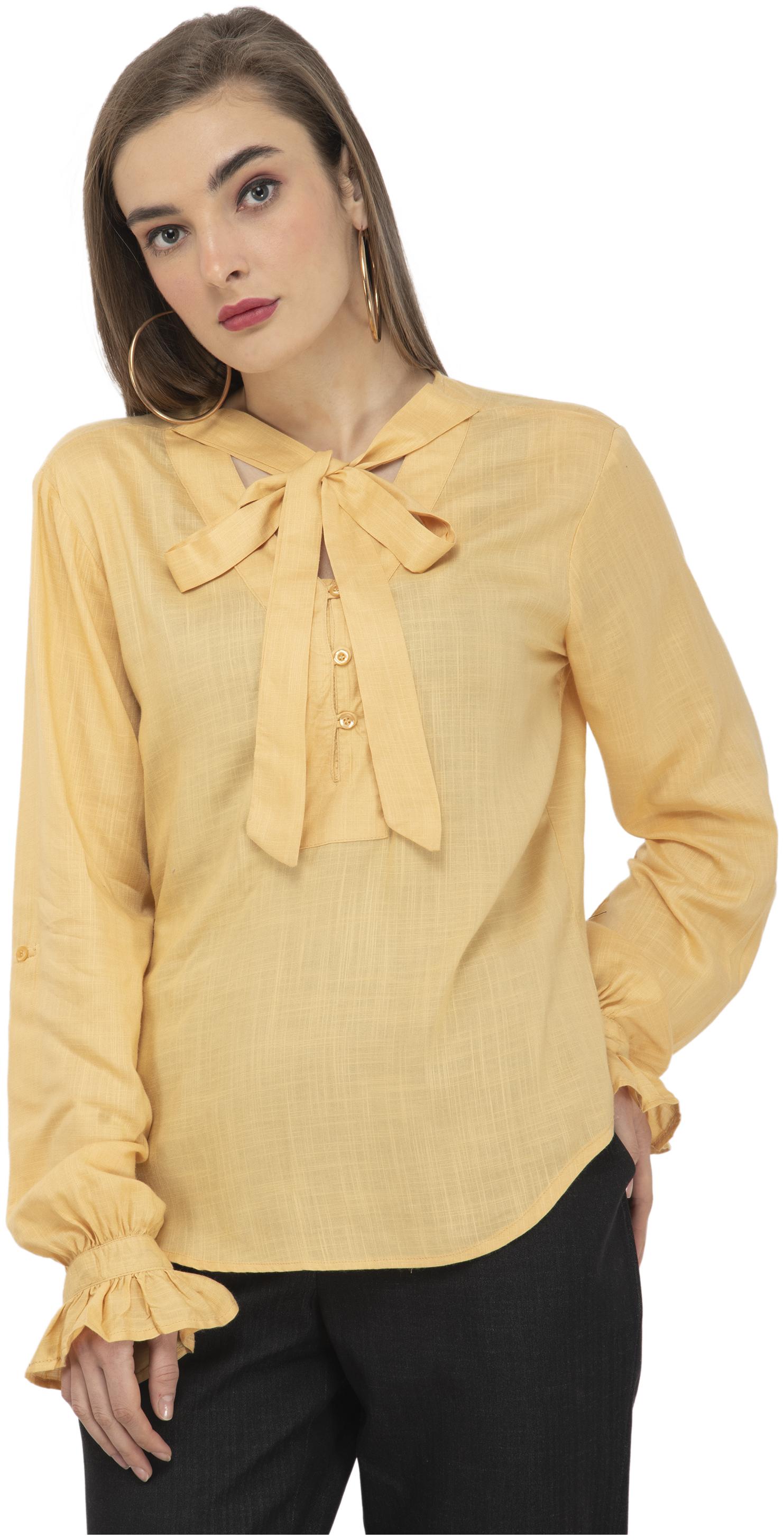 

Cwtch Women Solid Fusion top - Yellow