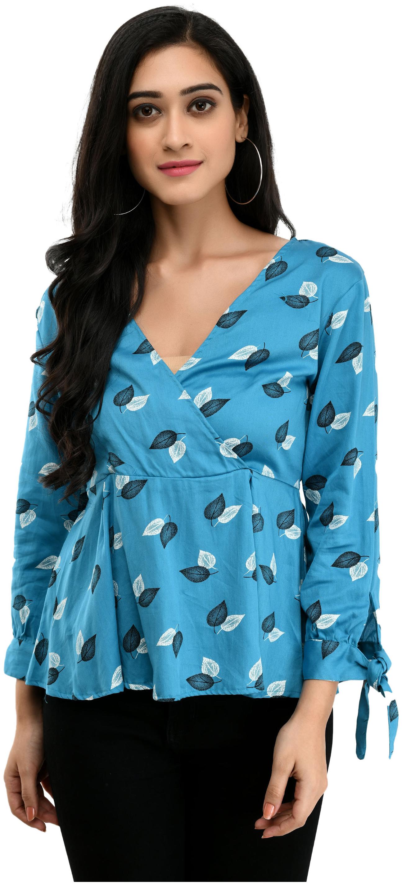 

Cwtch Women Floral Regular top - Blue