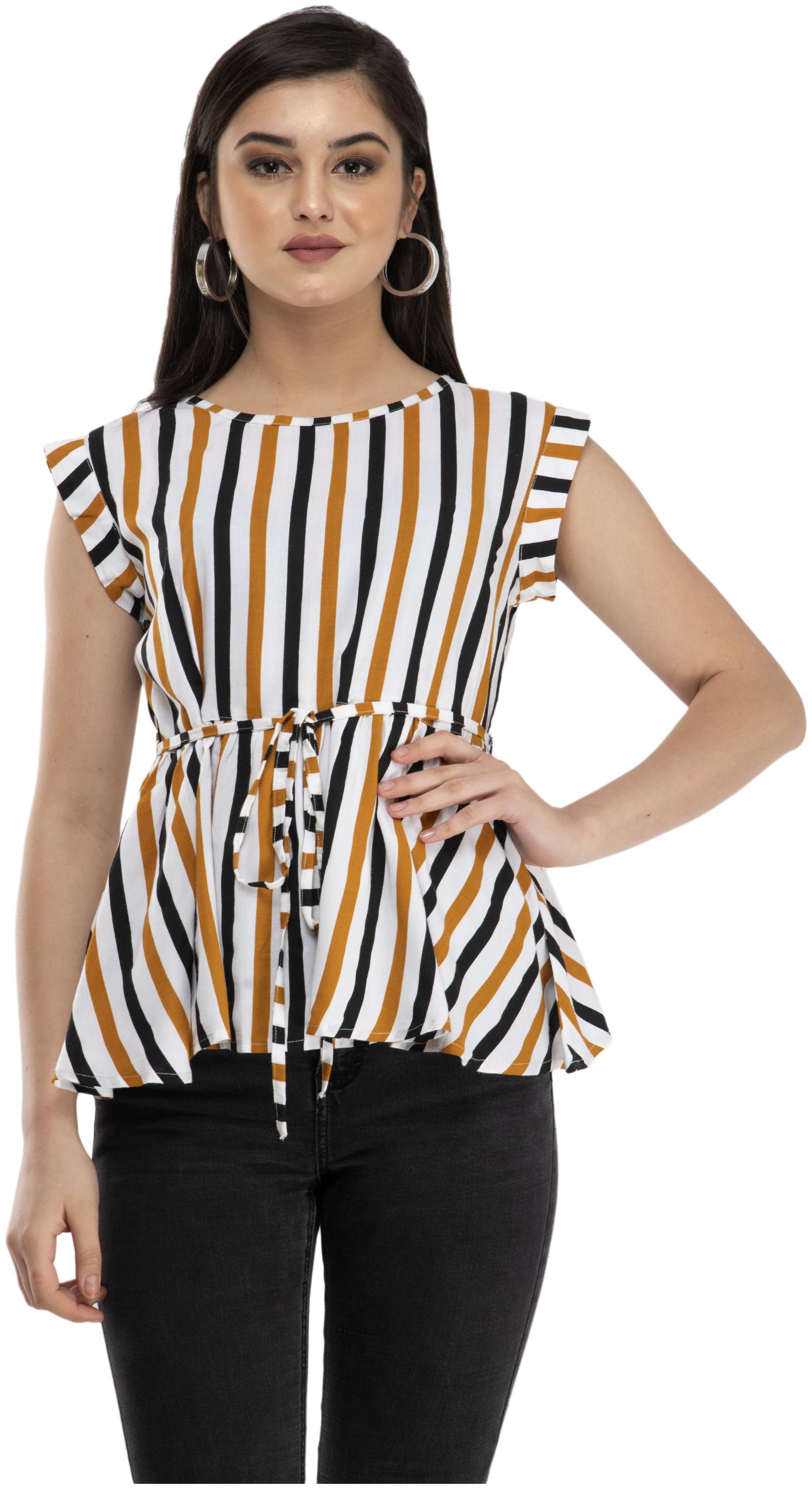 

Cwtch Women Cotton Striped Black Empire