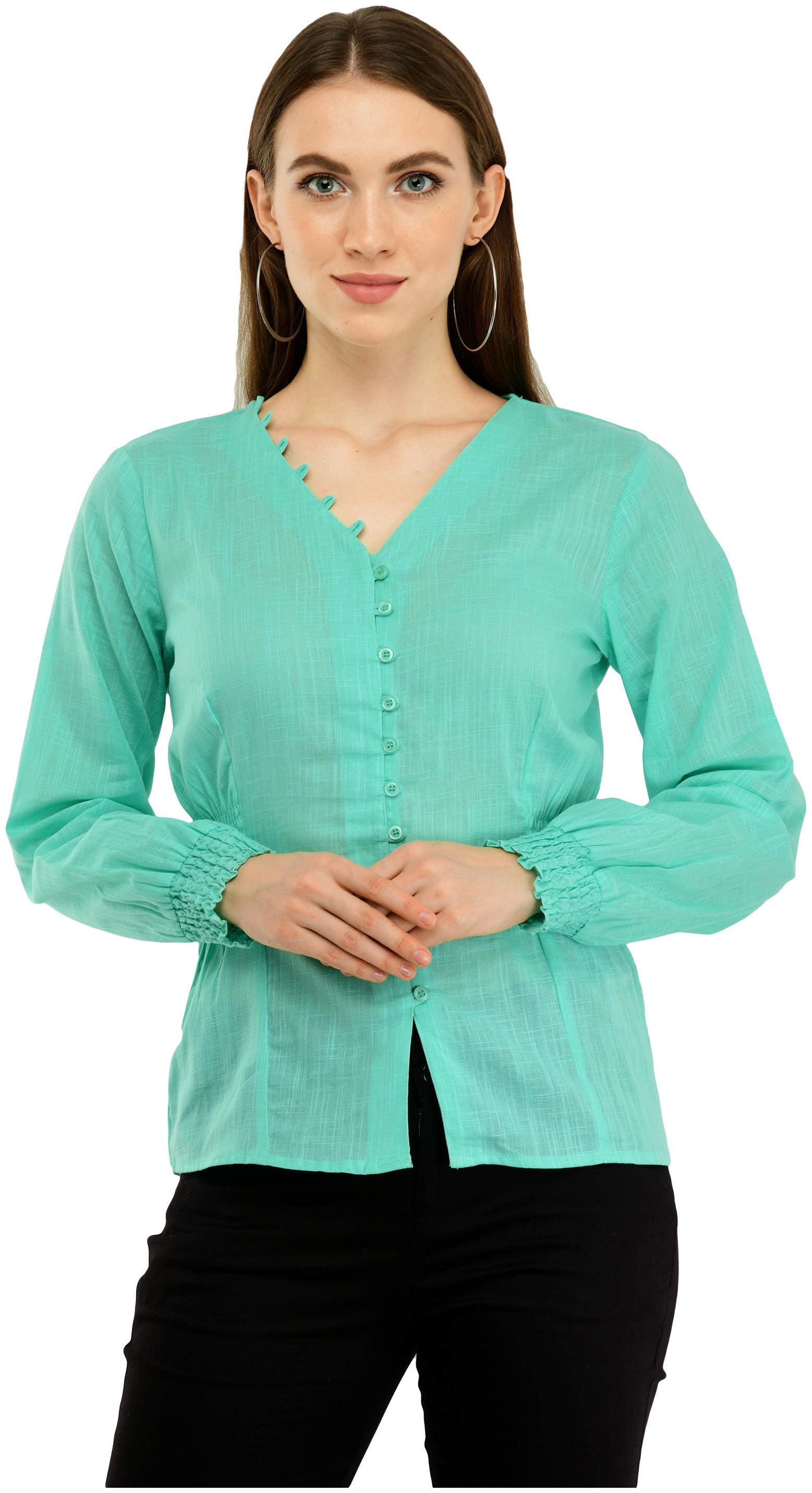 

Cwtch Women Cotton Solid Green Empire
