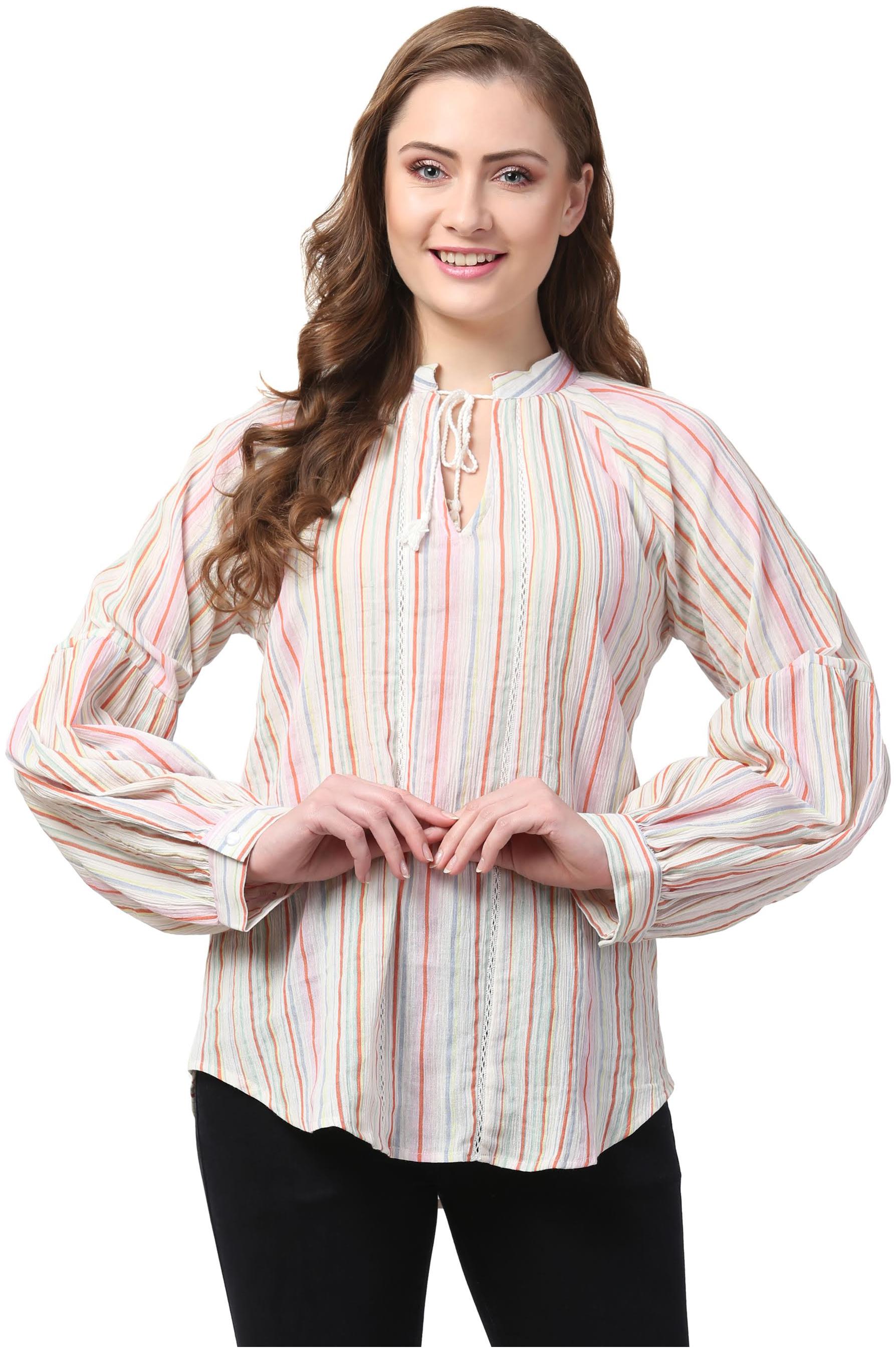 

Cwtch Women Striped Regular tunic - Multi