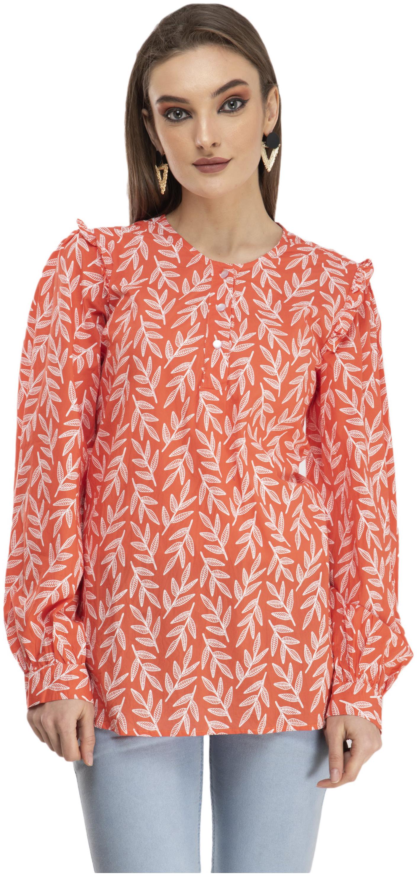 

Cwtch Women Floral Regular tunic - Orange