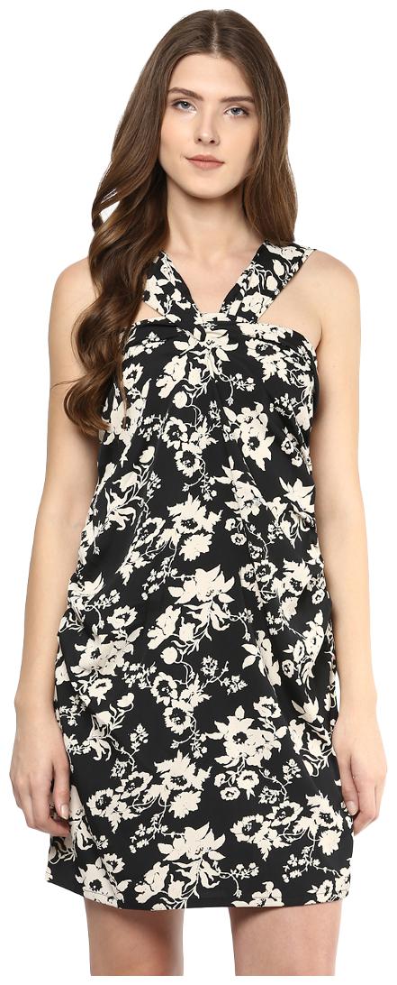 

D amor Multi Floral A-line dress