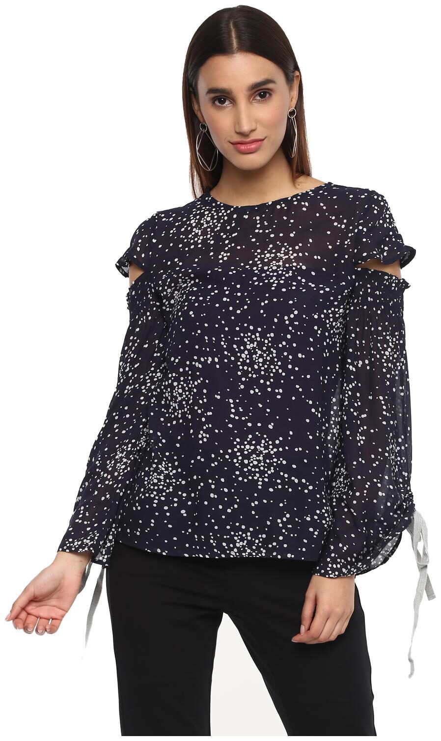 

D amor Women Polka dots Regular top - Blue