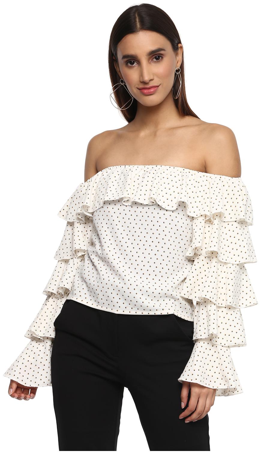 

D amor Women Polka dots Regular top - White