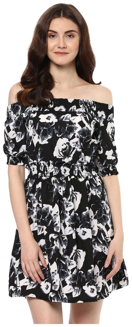 

D amor Multi Floral Fit flare dress
