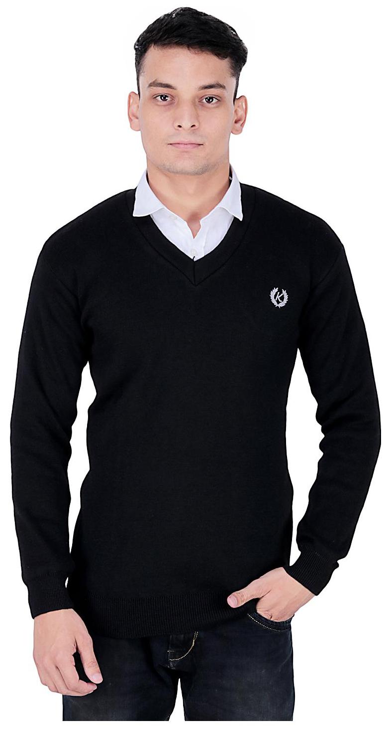 

DAM BLACK FULL SLEEVE SWEATER
