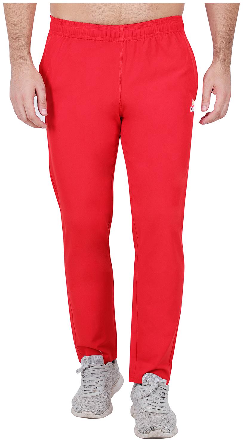 

DAM Men Red Solid Regular fit Track pants