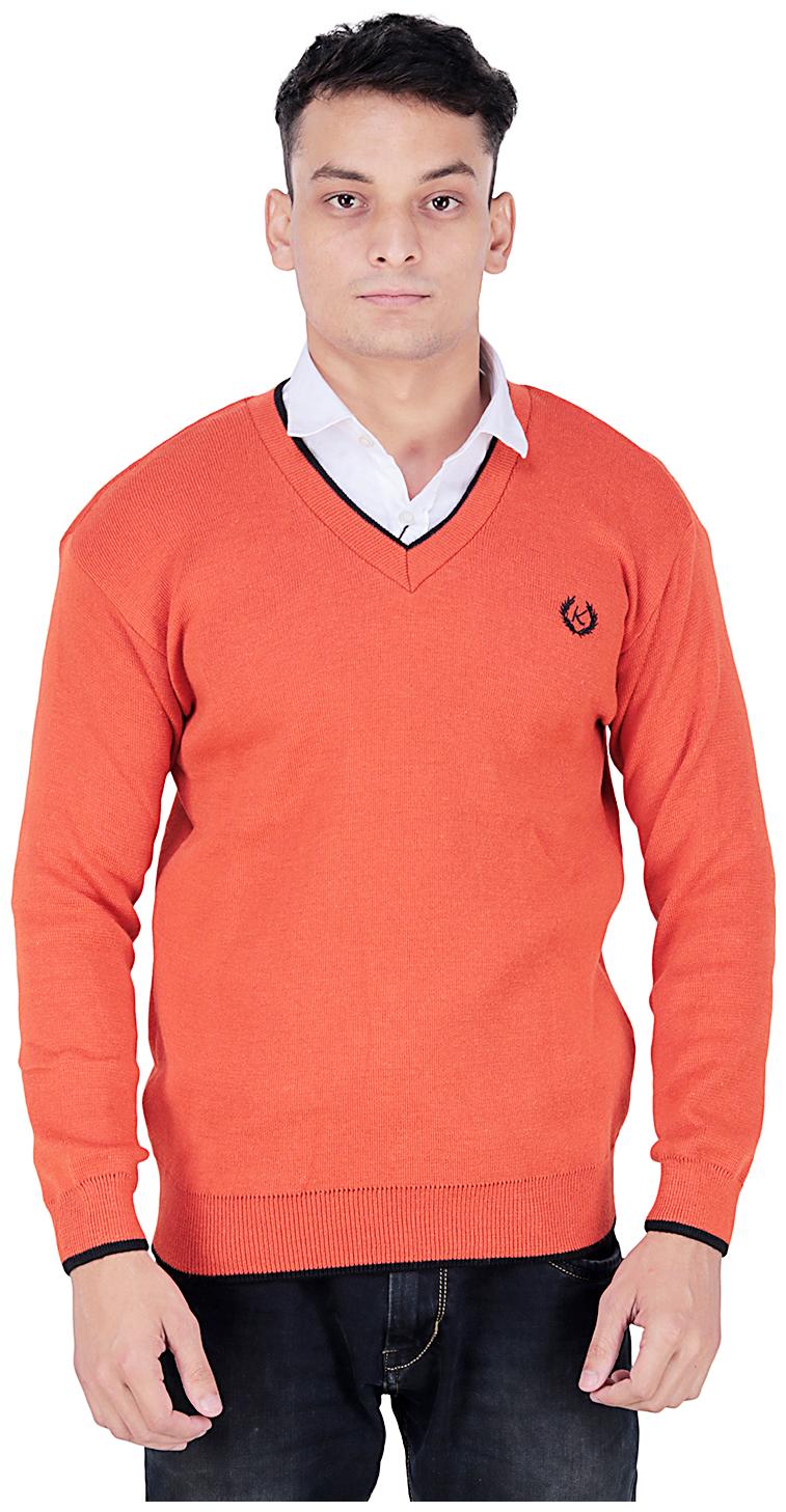 

DAM ORANGE FULL SLEEVE SWEATER