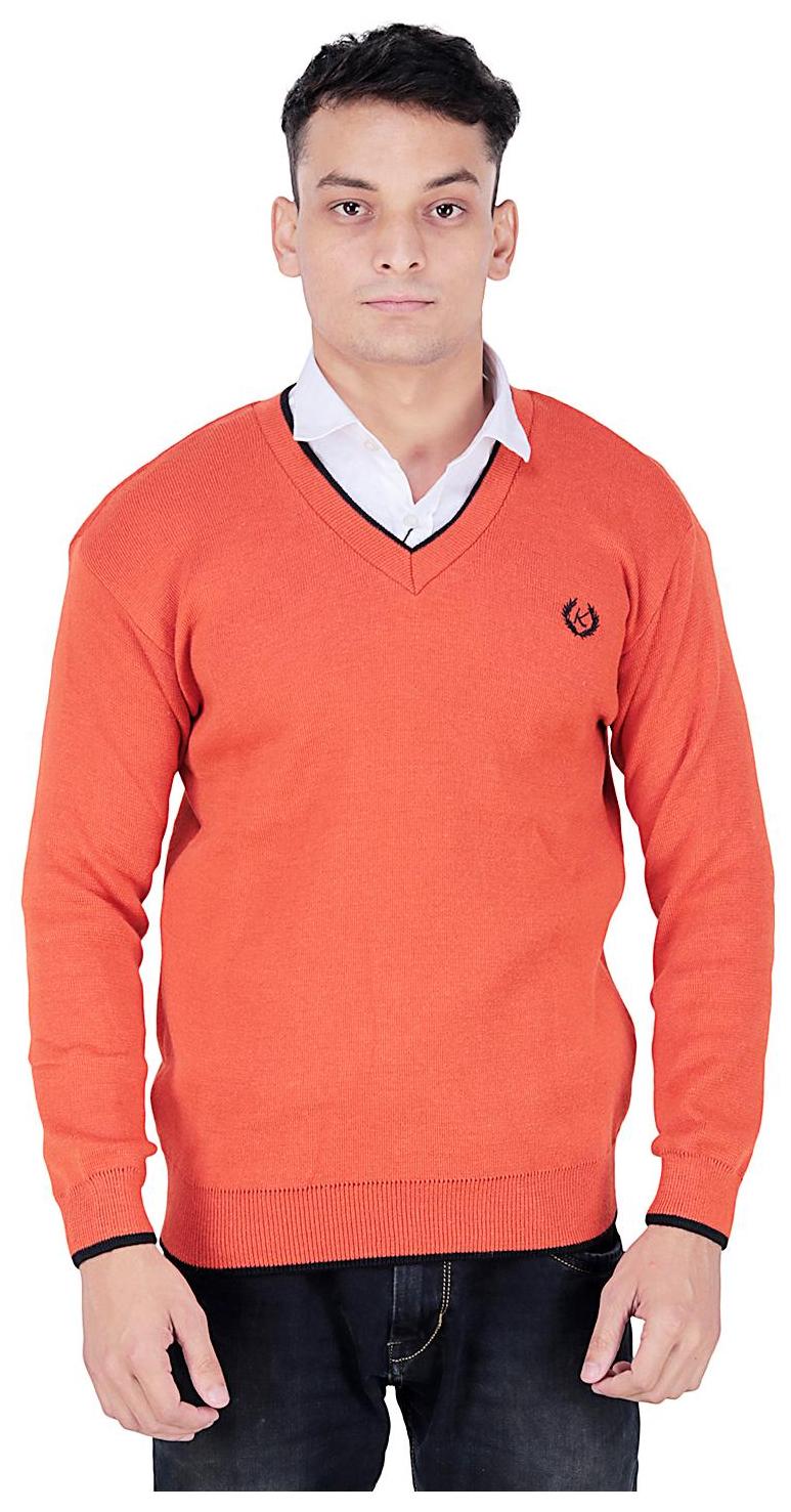 

DAM ORANGE FULL SLEEVE SWEATER