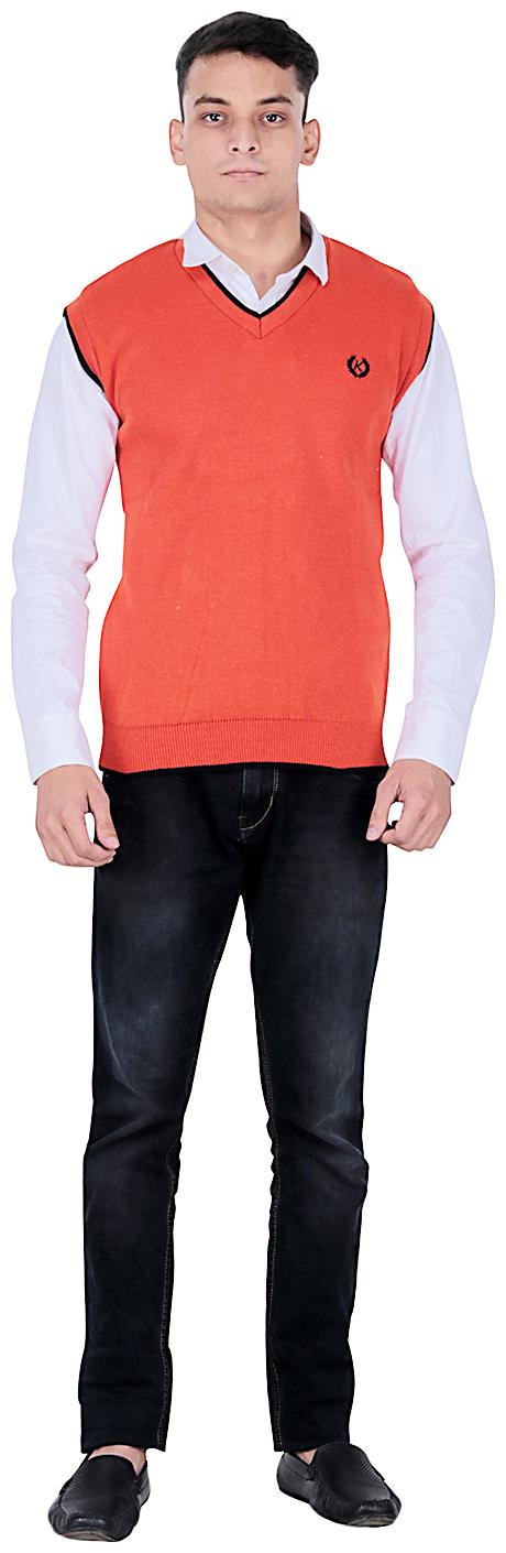 

DAM ORANGE HALF SLEEVE SWEATER
