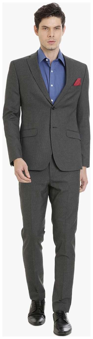 

Dark Grey Stripe Men s Jacket