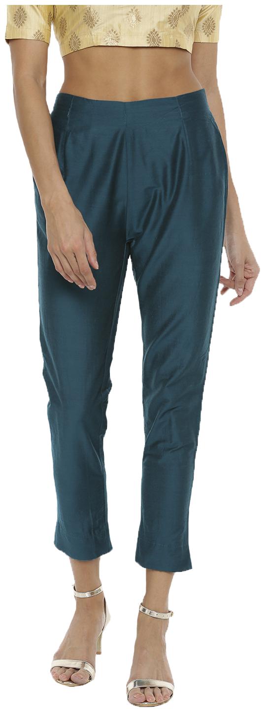 

De Moza Women Polyester Solid Green Pants