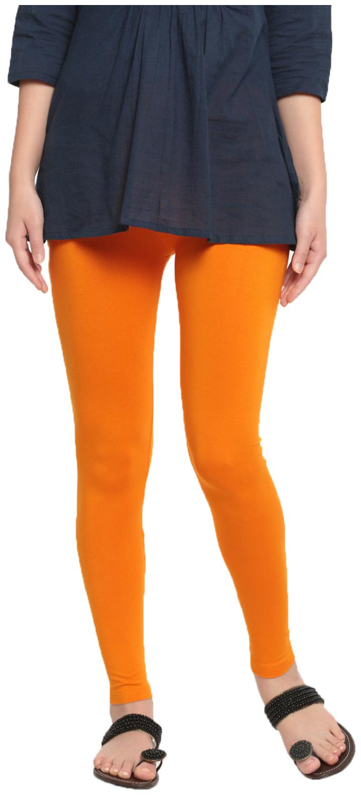 

De Moza Women Viscose Rayon Solid Leggings Yellow