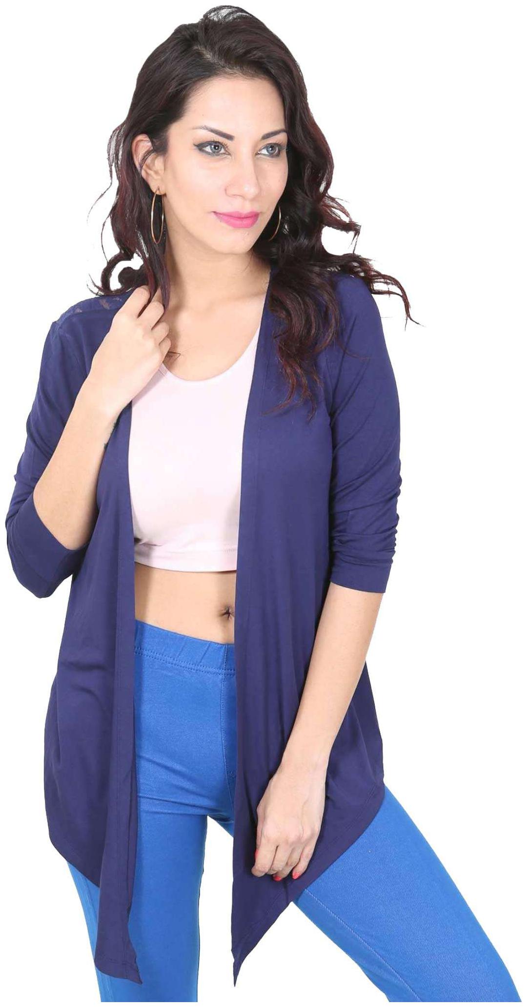 

De Moza Women Shrug - Blue