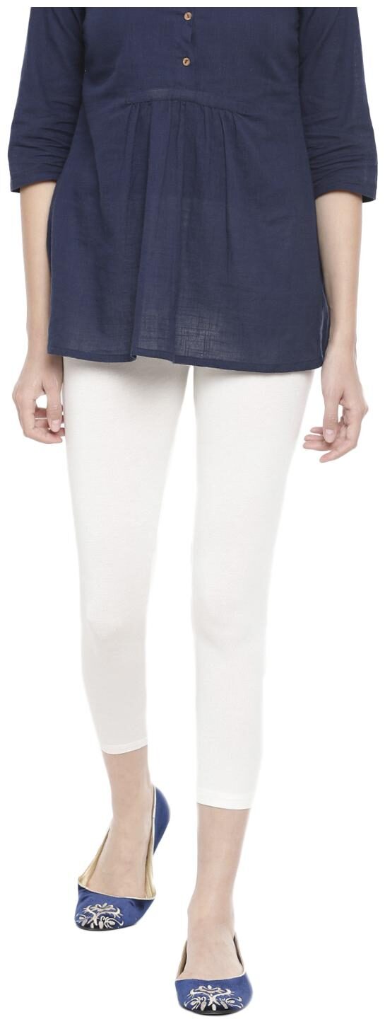 

De Moza Women Three-fourth Solid Leggings