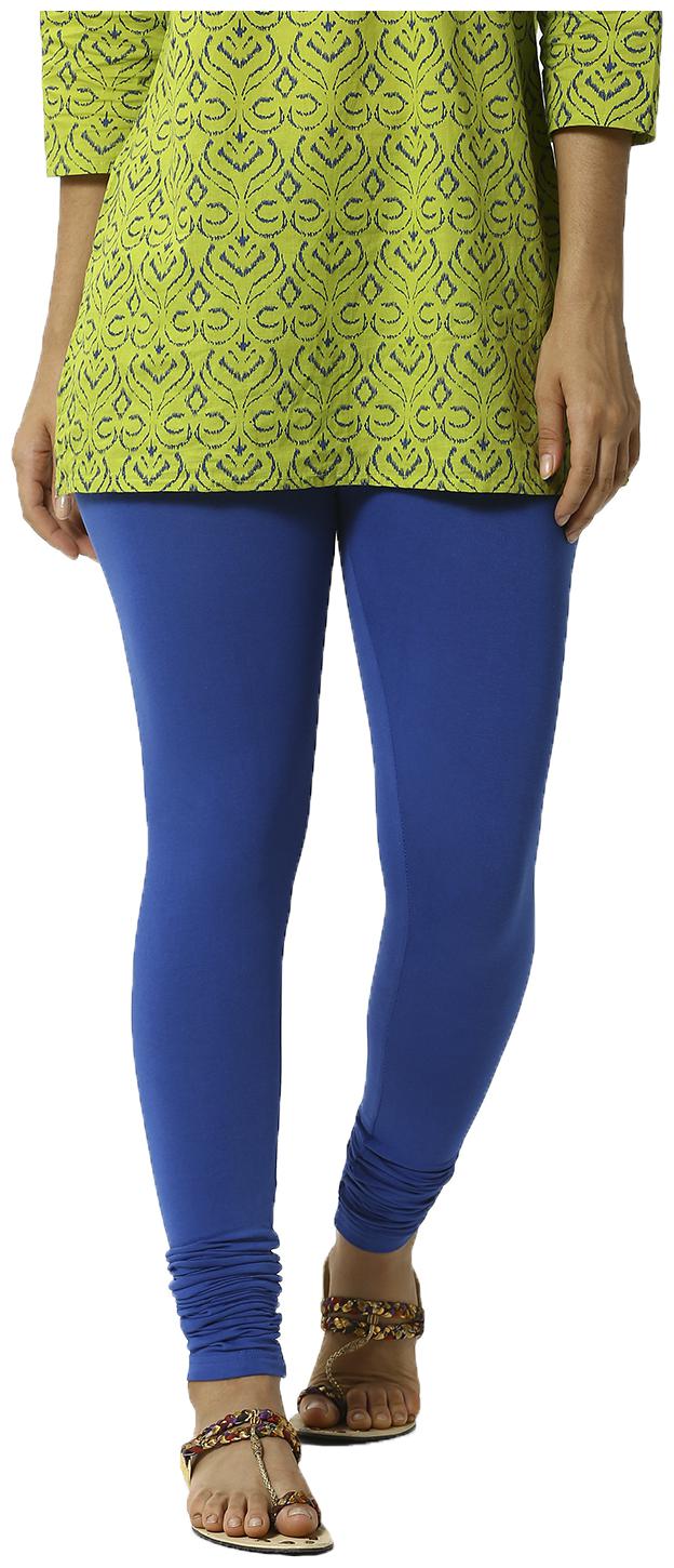 

De Moza Womens Churidar Leggings Cotton Ink Blue