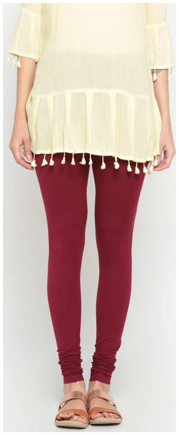

De Moza Lycra Salwar - Maroon