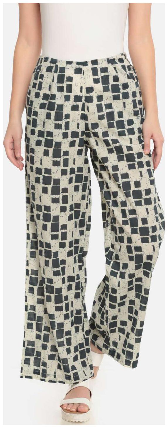 

De Moza Multi Printed Flared Palazzo