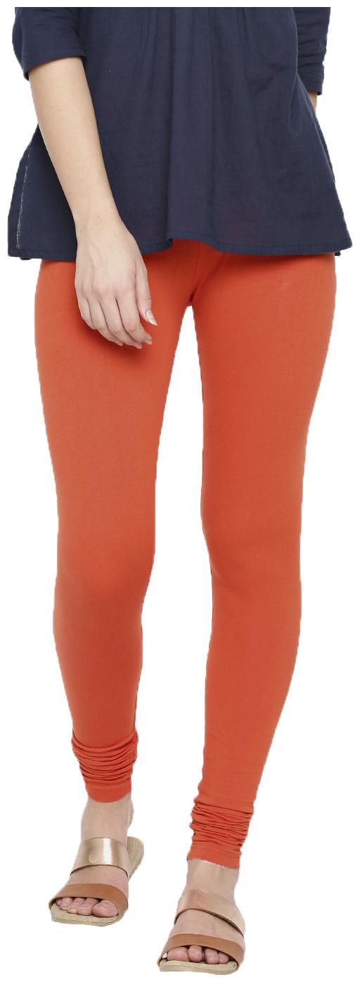 

De Moza Women Cotton Solid Leggings Red