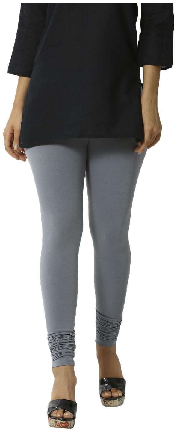 

De Moza Women Cotton Solid Leggings Grey
