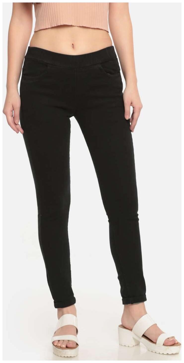 

De Moza Women Black Slim fit Jeans