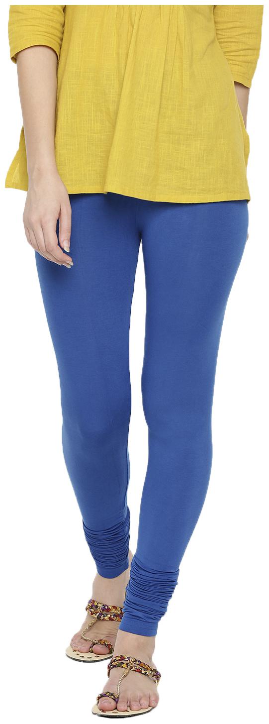 

De Moza Womens Leggings Chudidhar Viscose Cobalt
