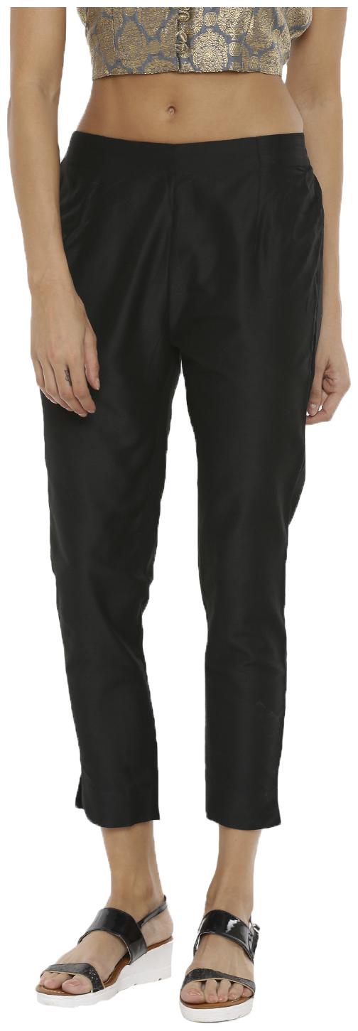

De Moza Women Polyester Solid Black Pant